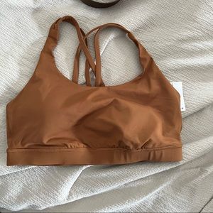 Lululemon energy bra copper brown